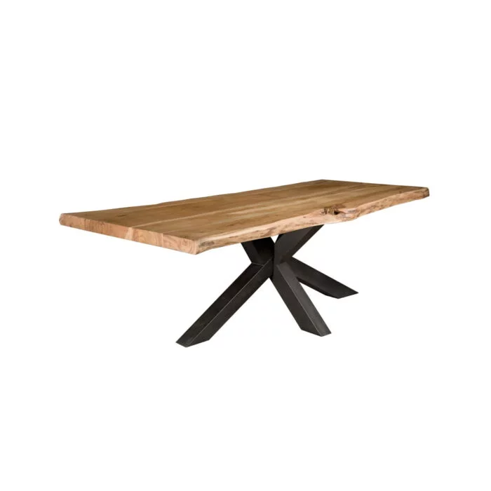 Tree Trunk Table Acacia with Spider Leg Large