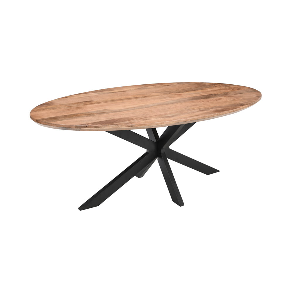 Eettafel Mango Ovaal Verjongd