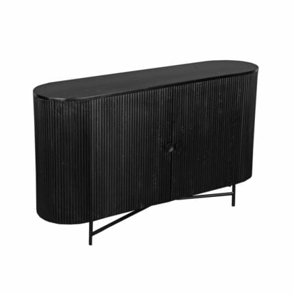 Mango Wood Sideboard 145 cm Black (1)