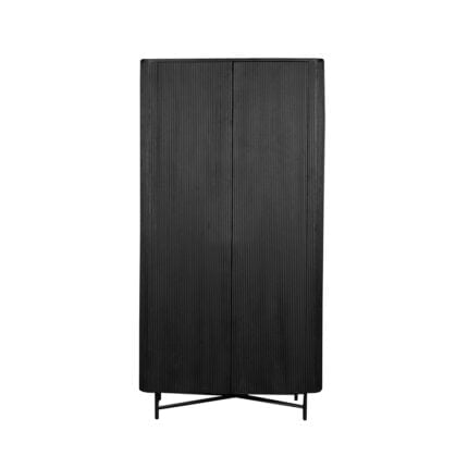 Mango Wood Storage Cabinet 96 cm Black (4)