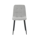 Dining room chair Billy with fabric Alpine Steel 149 Front view