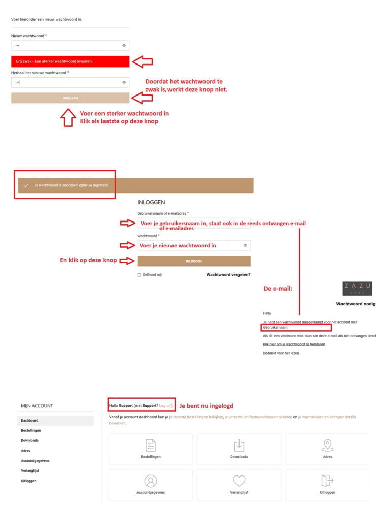 Create a new password part 2