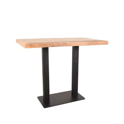 LABEL51 Bar Table Rectangular Straight Edge 97 cm Mango Brown