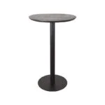 LABEL51 Bar table Round Sloppy Edge 113 cm Black