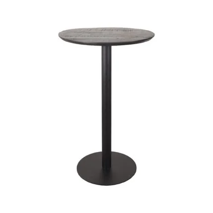 LABEL51 Bar table Round Sloppy Edge 113 cm Black