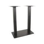 LABEL51 Bar table Leg Double Plate Rectangle 70x40x92 cm 120x70 cm Perspective