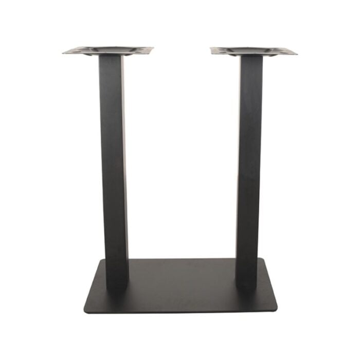 LABEL51 Bar table Leg Double Plate Rectangle 70x40x92 cm 120x70 cm Front