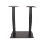 LABEL51 Bar table Leg Double Plate Rectangle 70x40x92 cm 120x70 cm Front2