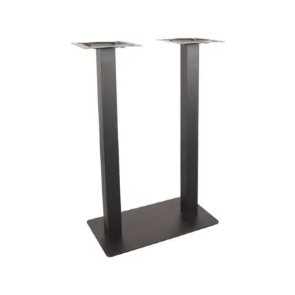 LABEL51 Bar Table Leg Double Rectangular 70x40x108 Cm 120x70 Cm Perspective