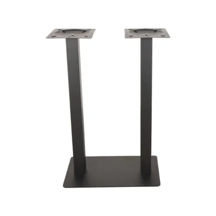 LABEL51 Bar Table Leg Double Rectangular 70x40x108 Cm 120x70 Cm Front2