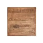 LABEL51 Top Restauranttisch Raues Mangoholz 70x70x5 cm Platte