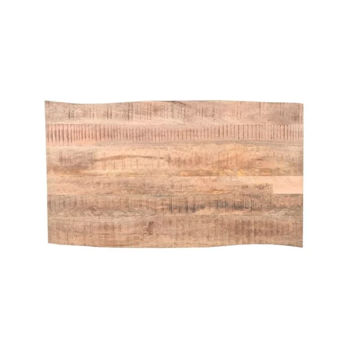 LABEL51 Restaurant Bar Table Top Rectangular Tree 120x70 cm Natural Front.jpg