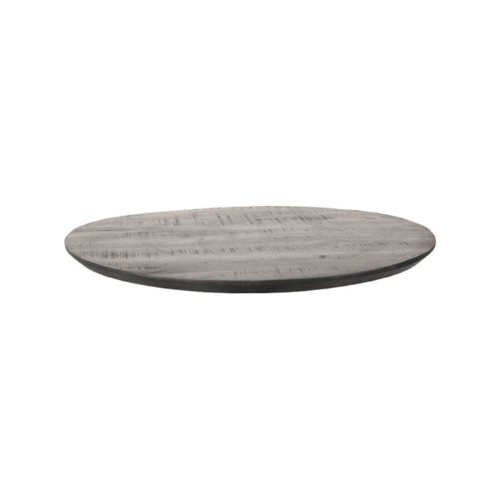 LABEL51 Restaurant Bar Table Top Round Sloppy Edge 70x70 cm Black Perspective.jpg