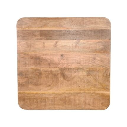 LABEL51 Restaurant Bar Table Top Square Sloppy Edge 70x70 cm Natural Front.jpg