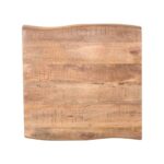 LABEL51 Restaurant Bar Table Top Square Tree Edge 70x70 cm Natural Front.jpg