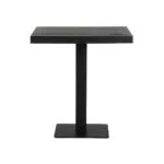 LABEL51 Restauranttafel Vierkant Straight Edge 70 cm Zwart