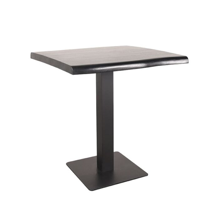 Label51 Restauranttafel Vierkant Tree Edge 70 cm Zwart