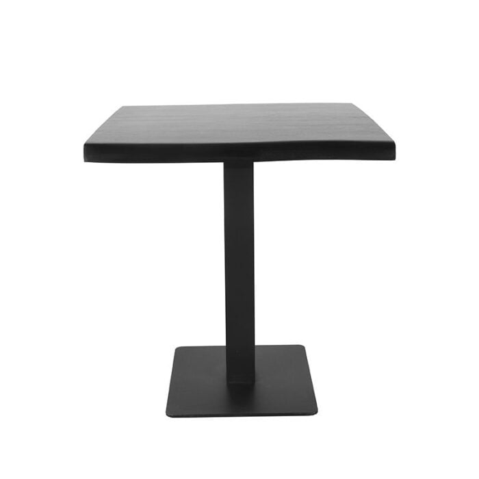 Label51 Restauranttafel Vierkant Tree Edge 70 cm Zwart