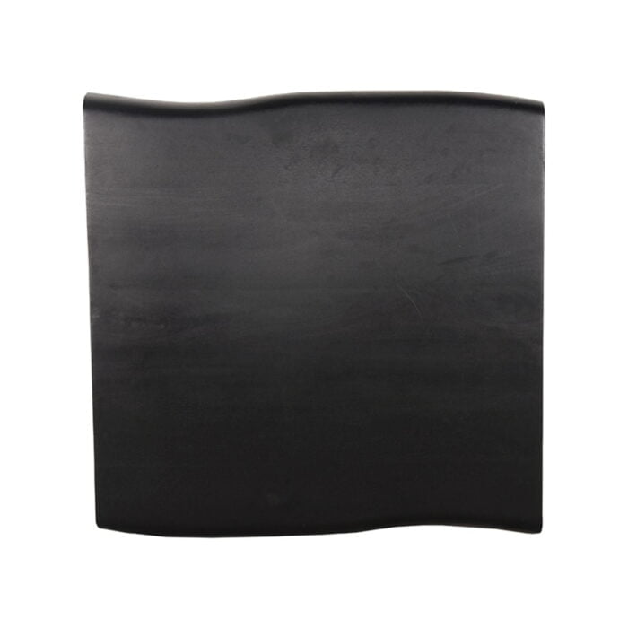 Restaurant Bar Table Top Square Tree Edge 70x70 cm Black Front.jpg